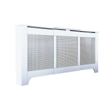 Mayfair Radiator Cover Cabinet White MDF Modern (H)915 x (W)2000 x (D)215 mm