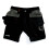 Scruffs Scruffs Work Shorts Men's Worker Plus Regular Fit Black Multi Pockets Cargo W32 3