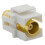 5 Pezzi BNC  Jack Insert per Cavi BNC Wall Jack, BNC Insert, F/F SDI  Cable Jack Adapter con TV Jack 2