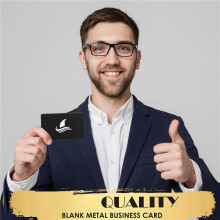 400 Pcs Metal Engraving Blanks Aluminum Sheet Laser Engraving Business Card Engraving DIY Gift Cards, Matte Black