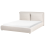 Beliani Bed Fabric BAJONNA 180 x 200 cm (EU Super King) Beige 1