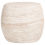 Beliani Side Table RICADI 40 cm 58 cm Travertine Effect 1