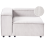 Beliani Corner Seat ARDAL Right Hand Off-White Corduroy 1