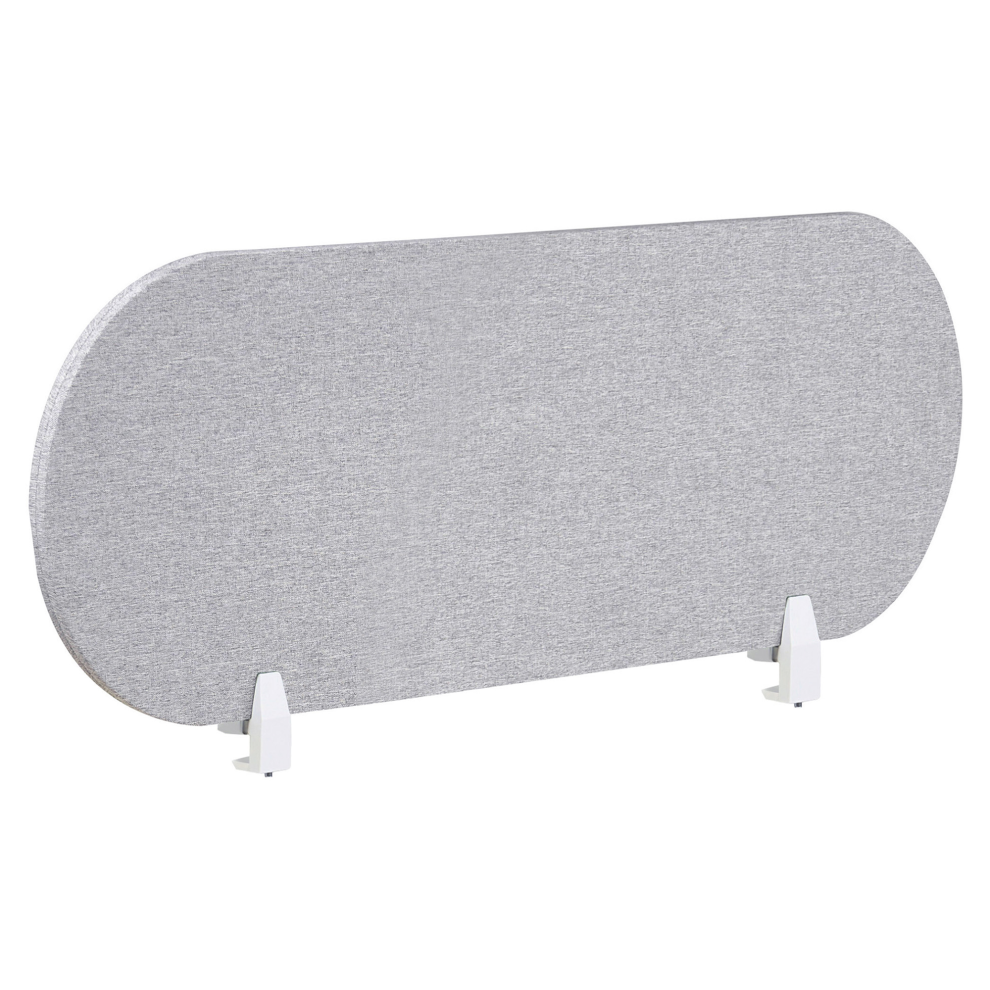 Beliani Desk Screen Sparky 120 X 40 Cm Light Grey