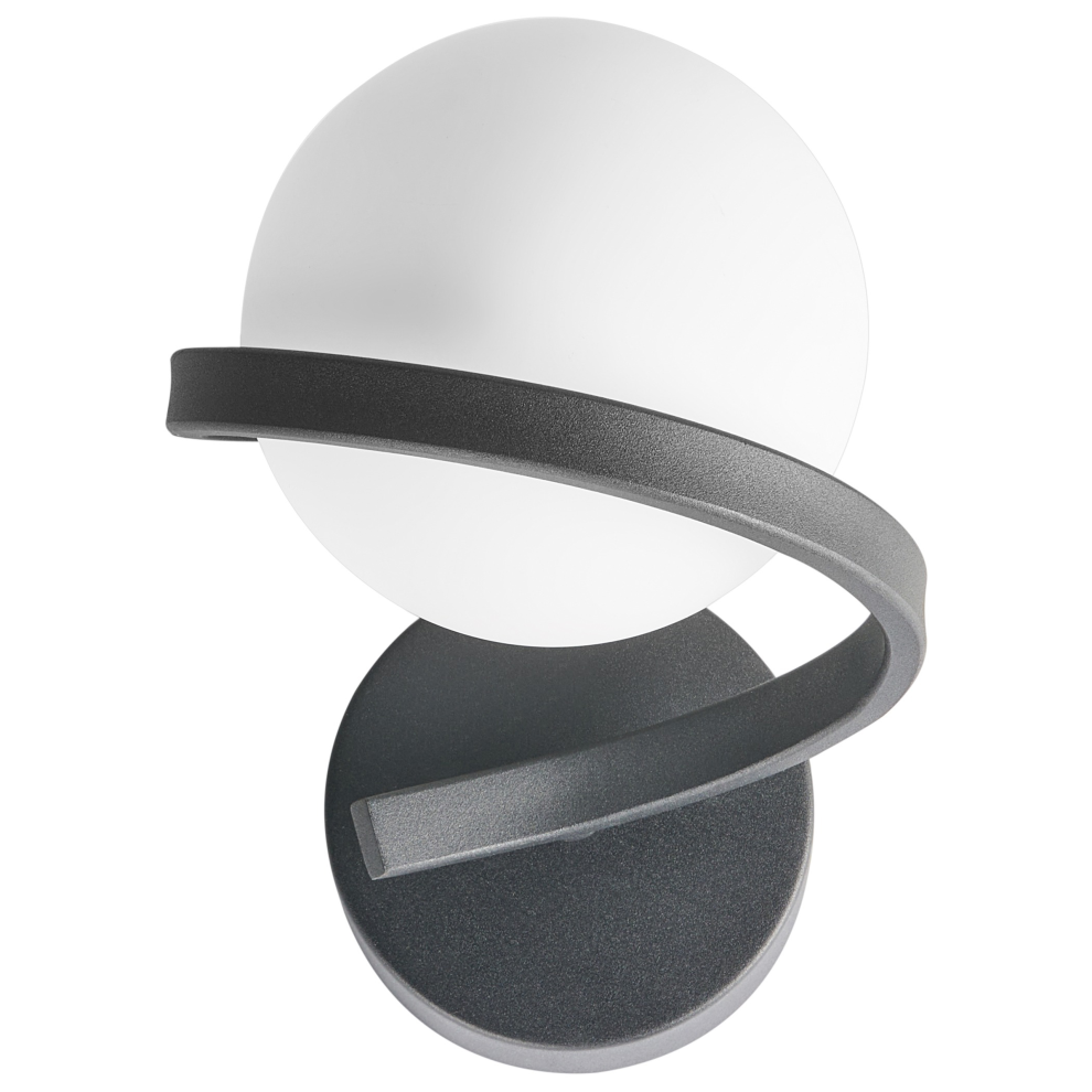Beliani Wall Lamp Colagne Metal Black