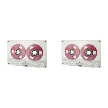 2X Retro Blank Audio Tape Type 50 Minutes Blank Cassette Tape Double Sided Magnetic Tape for Music Recording
