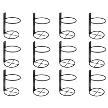 Wine Wall Holder, 12 Pack Wall Mounted Wine Rack, Metal Wine Bottle Display Holder