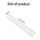 2Pcs Acrylic Biscuit Cake Rolling Tool Balance Ruler Fondant Icing Biscuit Thickness Ruler Biscuit Smoother Baking A 9