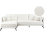 Beliani Corner Sofa 3 Seater ALTAN Boucle Off-White Right Hand 1