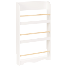 Wall Bookshelf LILOET 100 cm White