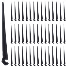 250 Pièces en Forme de C Support de Tuyau D'Arrosage Goutte à Goutte Jardinage 4 / 7Mm Irrigation au Goutte-à -Goutte à Phsique Fixe Raccords