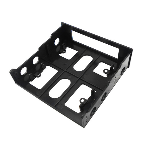 Conversor de Suporte de Montagem de Baia de Unidade óPtica de 3,5 Polegadas a 5,25 Polegadas para Painel Frontal Hub USB Disquete Caixa de Disco 1