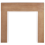 Beliani Fireplace Mantel BOYANUP Light Brown 1
