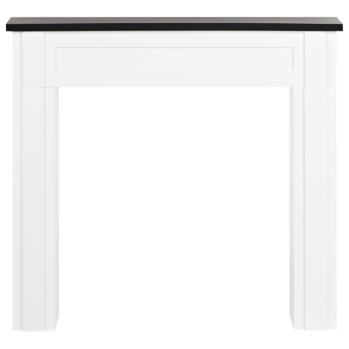 Beliani Fireplace Mantel BAUDIN White