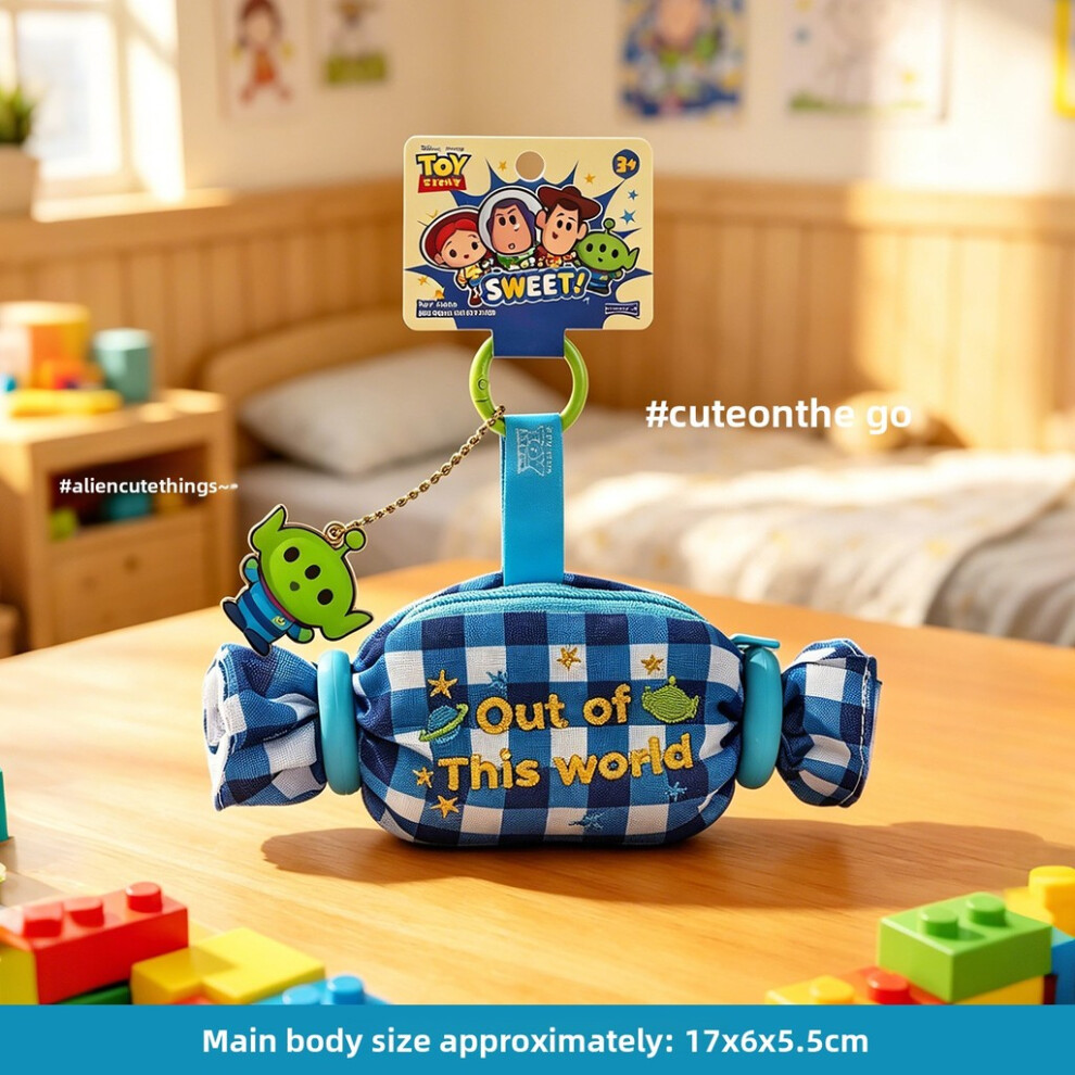 (Alien)Toy Story Alien Jessie Woody Buzz Lightyear Lotso Portachiavi Giocattolo Per Regali Bambini-image