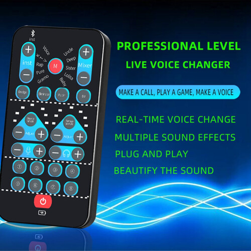 Universal Sound Changer Computer Voice Device Scheda Audio per Cellulare Tablet  Gioco Microfono Lavalier 1