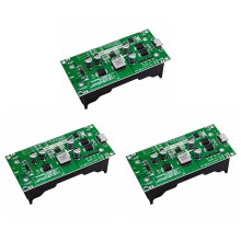 3X Módulo de Cargador de Batería de Litio Tipo C 15W 3A 18650 - Step Booster Carga Rápida UPS Convertidor de Fuente de Alimentación 12V