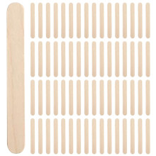 [400 Conteggi] Bastoncini di Ghiaccioli Multiuso nel Legno da 3,6 Pollici, Artigianato, Gelato, Cera, Ceretta, Bastoncini di Legno per Abbassalingua