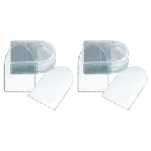 200Pcs Single Pocket Coin Flip, 2Inch Individual Clear Plastic Sleeves Holders Coin Holder Small Coin Sleeves
