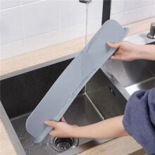 3X Herbruikbare Gootsteen Spatbescherming Siliconen Aanrecht Waterschot Voorkomen Dat Water Uit de Badkamer Spatbord Badkamer Keukengereedschap