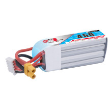 GNB 450MAh 4S 14.8V 80C LiPo Battery Long Type Compatible with FPV Racing Drone Brushless Quadcopter Beta 85X Drone