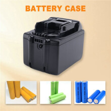 DIY BL1890 Battery Case PCB Charging Protection Board Shell Box para 18V BL1860 9.0Ah com LED Indicador de Bateria