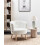 Beliani Armchair ODENZEN Boucle White 2