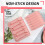 4 Pack Assorted Crayon Mold Cavities 3D Crayon Silicone Mold Triangle Crayon Mold Silicone Chocolate Making Mold 3