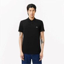 (5XL, Black) Lacoste Mens Cotton Blend Polo Shirt