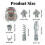 Drainage Cleaner Combination Cutter  Set Automatic  Locking  Suitable for Pipe Dredging Machine 14-Piece Set 6