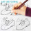 5.6mm Mechanical Pencil Holder 4 Automatic Mechanical Graphite Pencil Carpenter Pencil 8 Pencil Refill with Sharpener 6