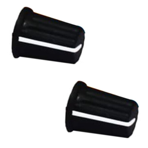 10X EQ Rotary Knob Replacement Equalizer Potentiometer Fader Knobs Push Rod Cap, Knob Cap-F 2