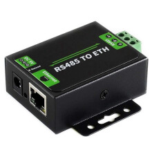 2X RS485 to Ethernet Converter with High-Speed Low-Power RS485 to RJ45 Easy to Communicate Between US Plug