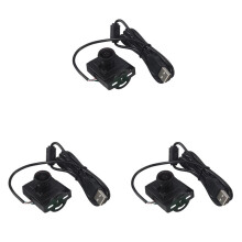 3X 160 Degree Wide Angle 1.8mm Fisheye 2K HD PC Webcam Plug & 30fps 2560x1440 High Speed Video Live Computer Camera