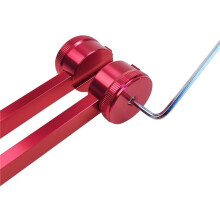 3X Dipason 128 Hz Diapasons Rouges Lestés pour la Guérison Diapason à Curseur Sonique 128 Hz