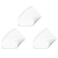 Paquete de 30 Placas de Sublimación en de 7 Pulgadas X 4 Pulgadas, Transferencia Térmica de Calor, Imagen de Bricolaje, Etiqueta de Placa de