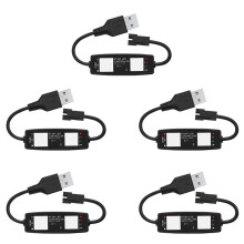 5X Controlador LED WS2812B con Aplicación , Controlador de Música para Tira de Luz LED SK6812 WS2811 WS2812, USB 5 V