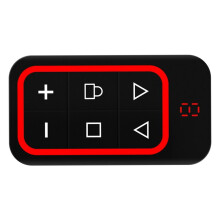 2X 8CH Multi Frequency Garage Door Remote Control 270-868MHZ RF Copy Remote Control Automatically Identify Frequency Red