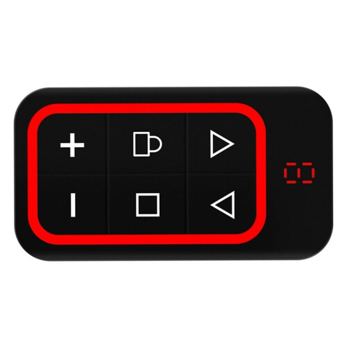 2X 8CH Multi Frequency Garage Door Remote Control 270-868MHZ RF Copy Remote Control Automatically Identify Frequency Red