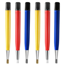 6Pcs Fiberglass Steel Scratch Brush Pen Fiber Bristles Polish Watch Rust Dirt Remover Jewelry Circuit Board Cleaning