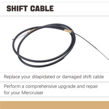 2 Set Lower Shift Cable Kit 865436A02 Replacement Spare Part for Alpha Gen One & Two 1 2 R MR MC