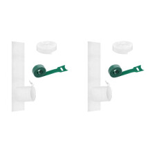 2X Kit de Joint de Fenêtre de Climatiseur, Climatiseur Portable, Couvercle Incliné Inclinable, Tissu de Sortie de Climatiseur de Fenêtre