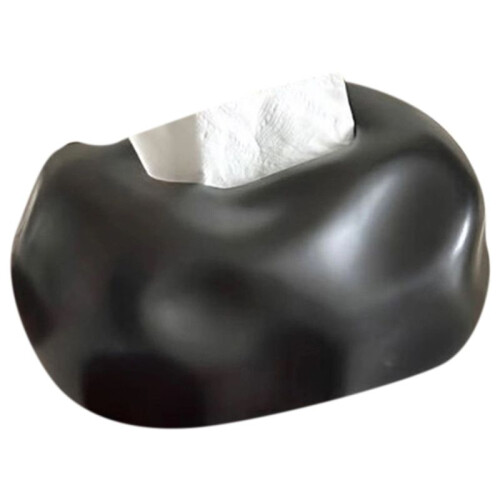 Ceramic Tissue Box Advanced Napkin Holder Living Room Dining Table Tissue Case Household Tissue Storage Box B