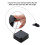 Retractable Remote Control Tethers, Remote Cable Lock , 6.6Ft /2M Remote Control Security Lock for TV and DVD 4 Pcs 5