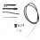 2 Set Lower Shift Cable Kit 865436A02 Replacement Spare Part for  Alpha Gen One & Two 1 2 R MR MC 4