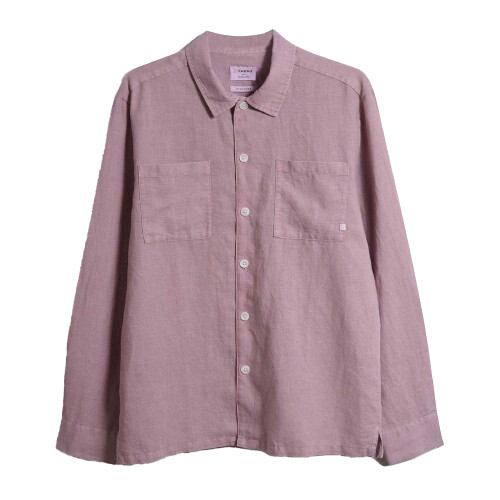 Farah (M, Pink) Farah Mens Nelson Slub Shirt