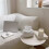 Ceramic Tissue Box Advanced Napkin Holder Living Room Dining Table Tissue Case Household Tissue Storage Box B 6