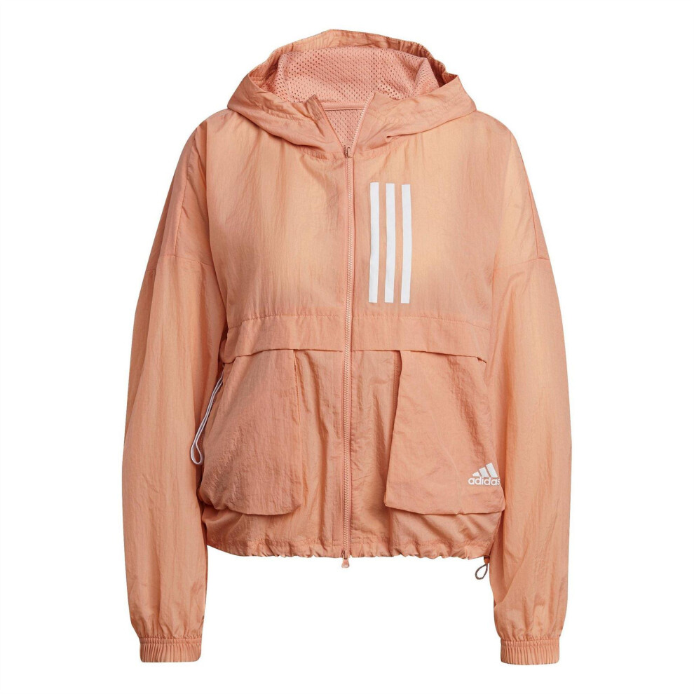 Adidas (10 Uk, Ambient Grey) Womens/Ladies Mother Windbreaker