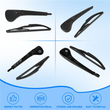 Rear Wiper Blade & Arm Set Kit for Scenic 2 / Grand Scenic MK 2 Windshield Windscreen 2003 - 2009