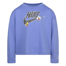 (4 Years, Blue) Nike Girls Notebook Knitted Long-Sleeved T-Shirt